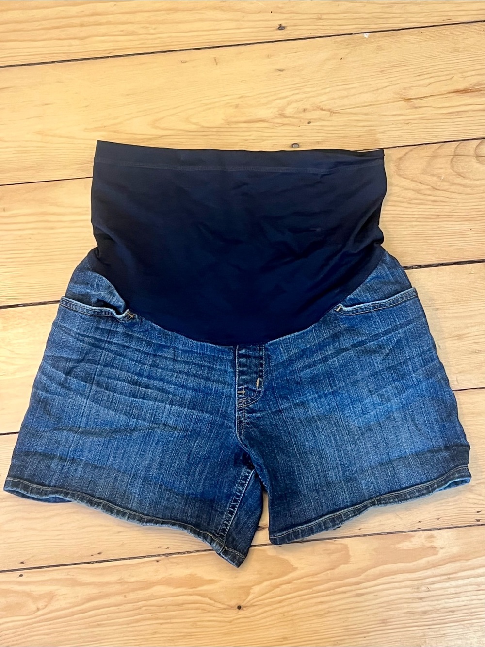 Liz Lange Maternity for Target Denim Shorts w/ Belly Band